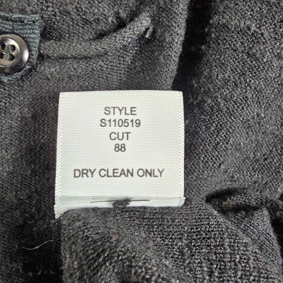 Brochu Walker Cotton/Linen Blend Round Neck Sweater in Charcoal - Size P - Picture 10 of 10